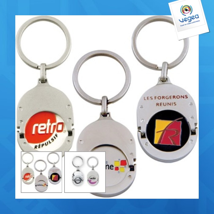 Metall-token-schlüsselanhänger 
