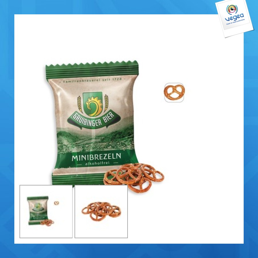 Mini-bretzel salzig im promobeutel, mini-bretzel salzig