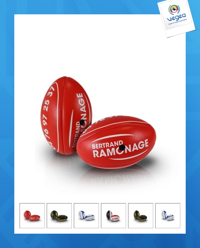 Mini-rugby 16cm maschine genäht - wr016