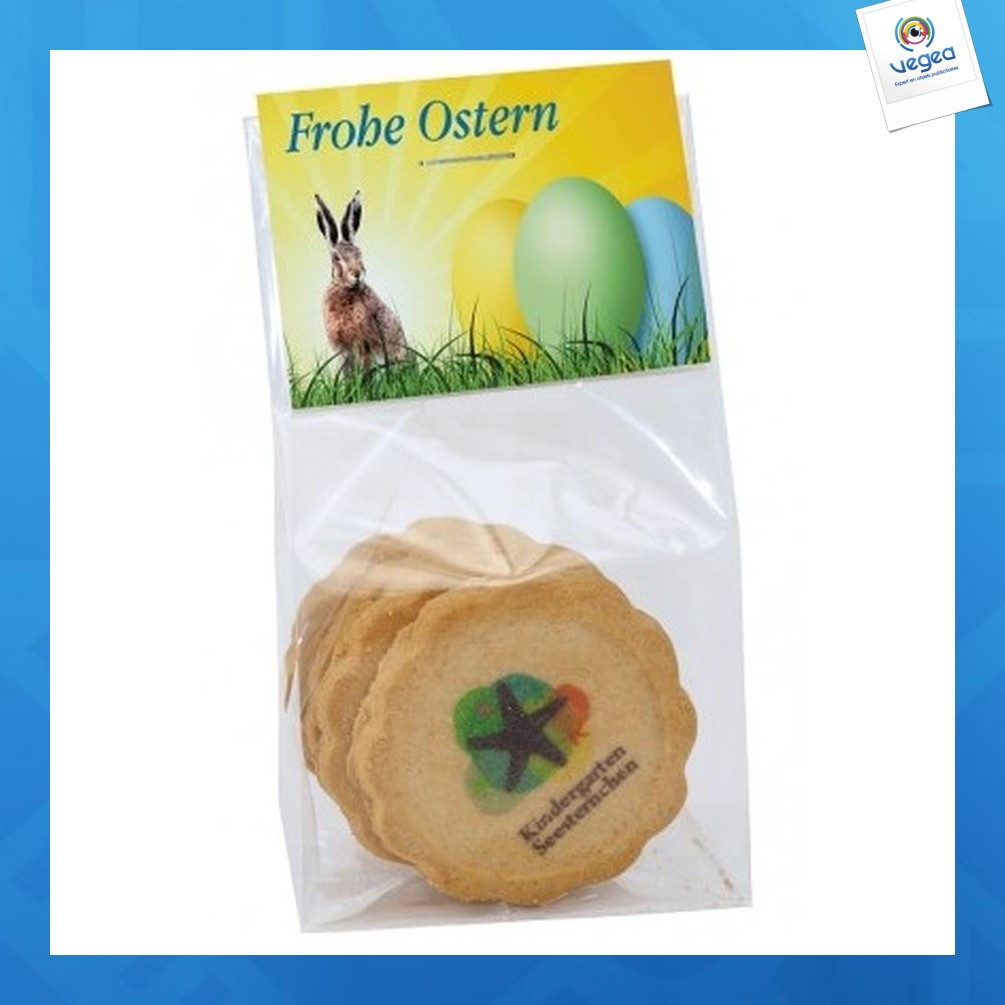 Mini-tüte mit bedruckten keksen