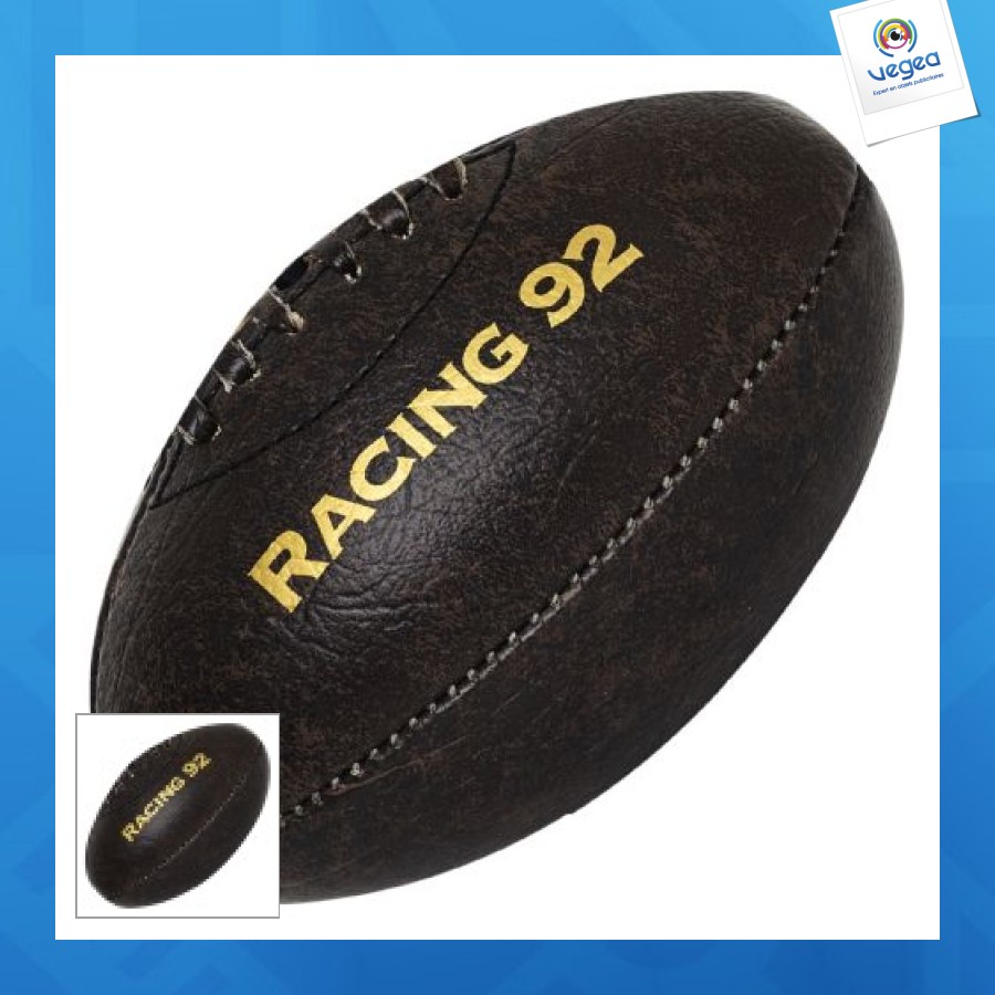 Mini vintage rugbyball kunstleder