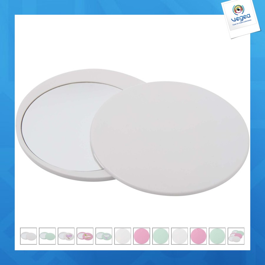 Miroir de maquillage coulissant