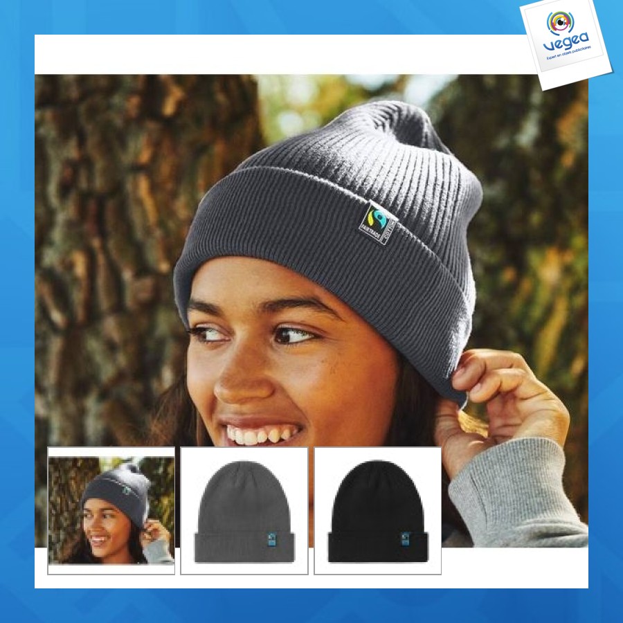 Mixed knit beanie - mütze