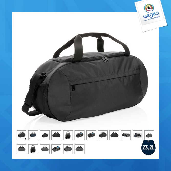 Moderne sporttasche aus rpet impact aware