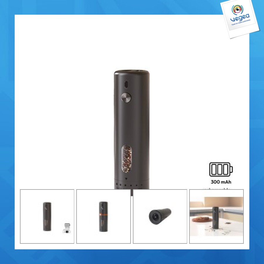 Moulin à poivre électrique rechargeable 'belem'