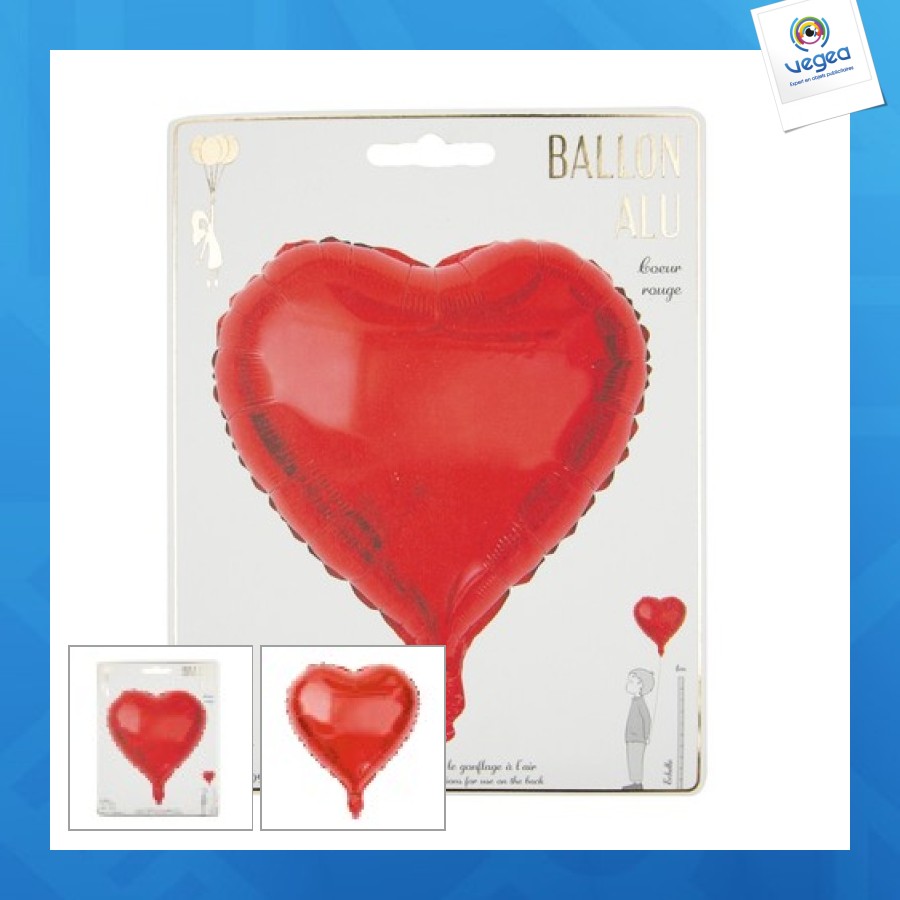 Mylar-ballon herz rot
