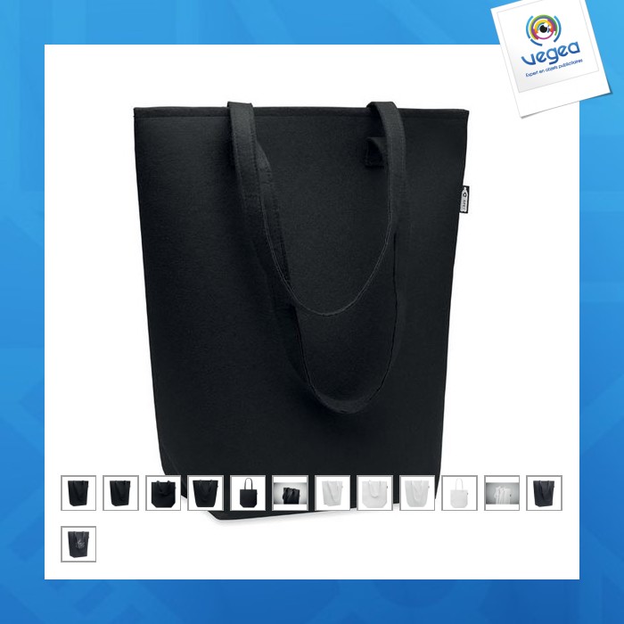 Nata - shopping-tasche aus filz rpet