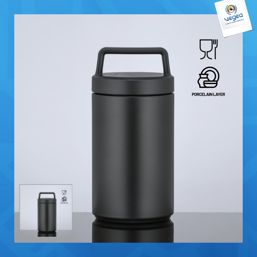 Nordic récipient alimentaire avec couche de cuivre et revêtement en porcelaine, 800 ml