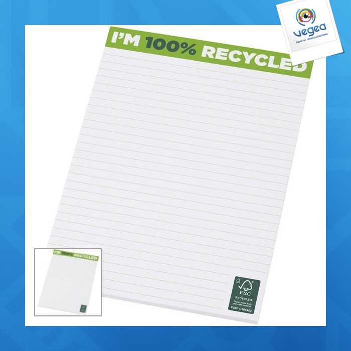 Notizblock 50 blatt a5 recycelt desk-mate® Notizblock 50 blatt a5 recycelt desk-mate®