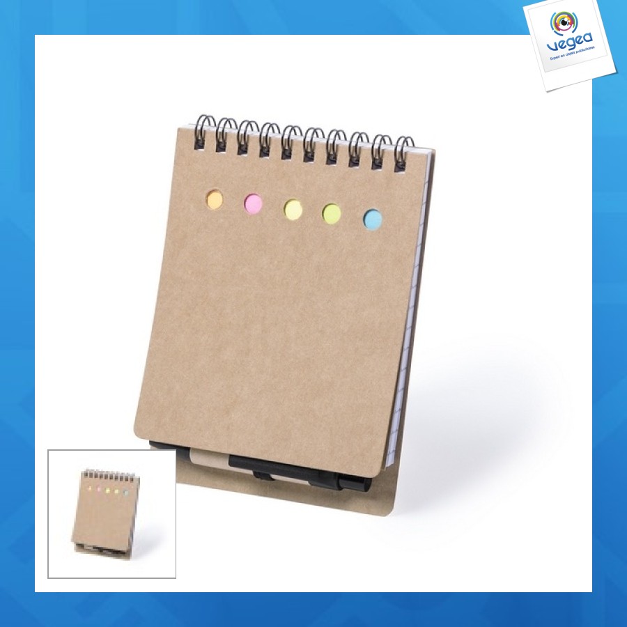 Notizblock aus recyceltem karton