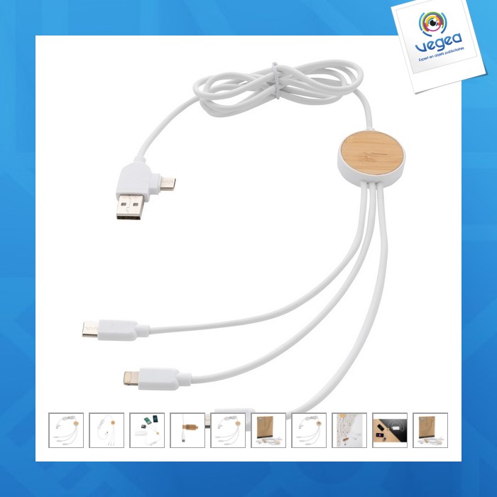 Ontario 6-in-1-kabel aus recyceltem kunststoff rcs