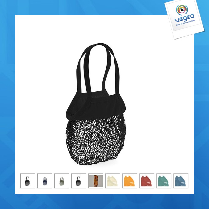 Organic cotton mesh grocery bag - netzbeutel aus bio-baumwolle