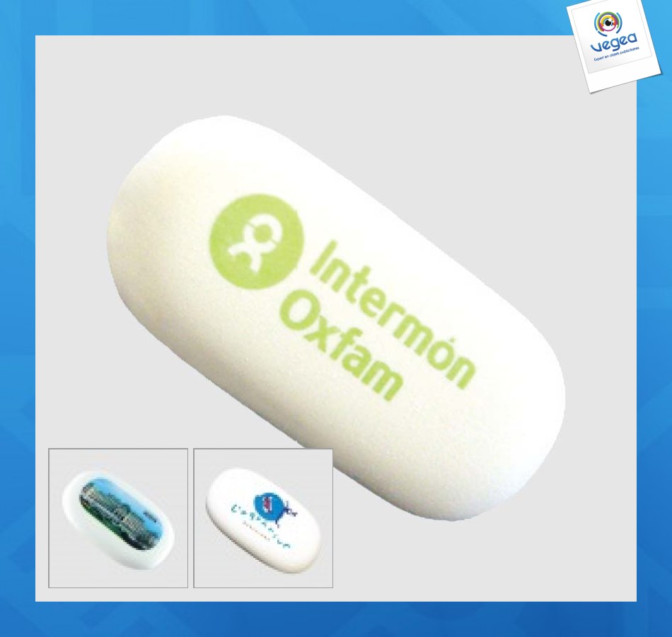 Ovaler radiergummi 