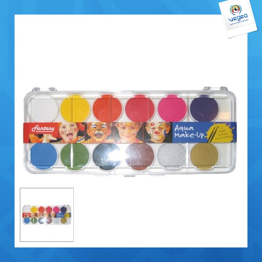 Palette 12 wasserbasierte make-ups