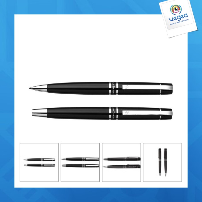 Parure de stylo bille et roller charles dickens