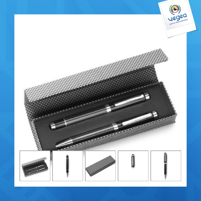 Parure stylo bille twist et roller
