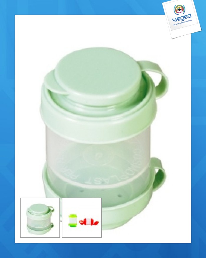 Picknick-salz- und pfefferstreuer 6,6 cm ø 4 cm