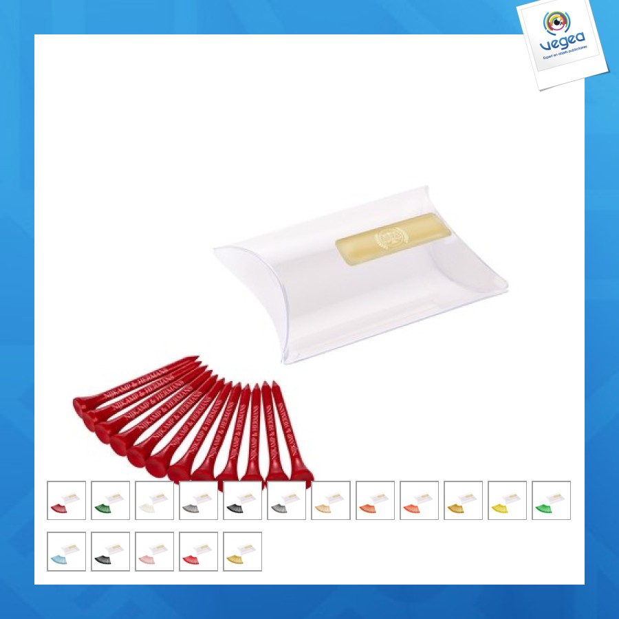 Pillow pack mit 12 tees 70 mm