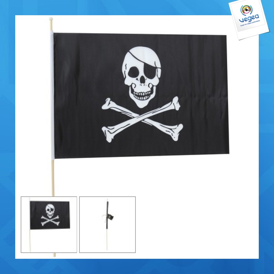Piratenwandel 45cmx30cm
