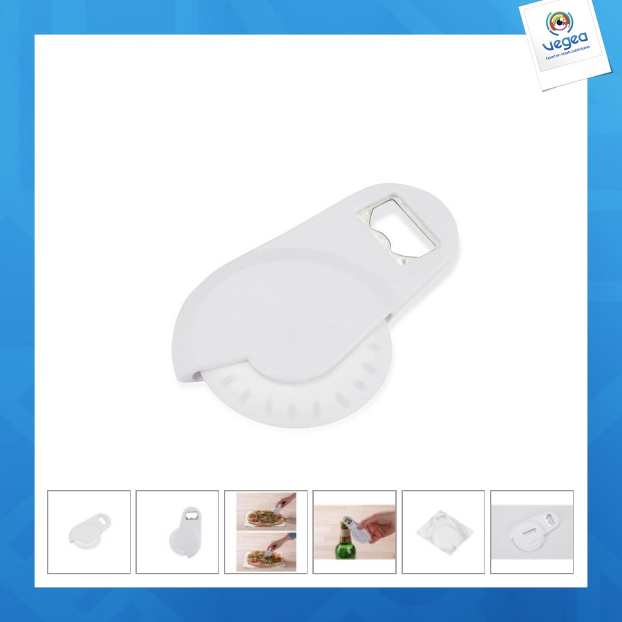 Pizza-messer mit öffnung pepperoni