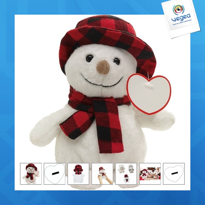 Plüsch-schneemann "johann"
