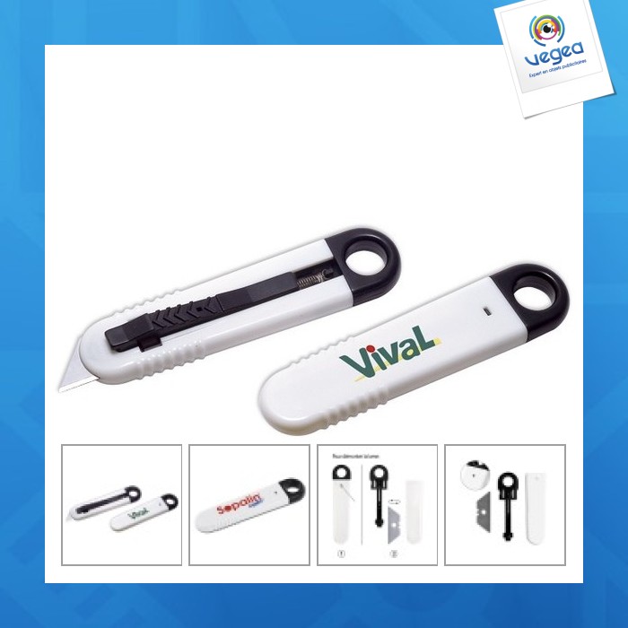 Plastikmesser mit selbst einziehender klinge