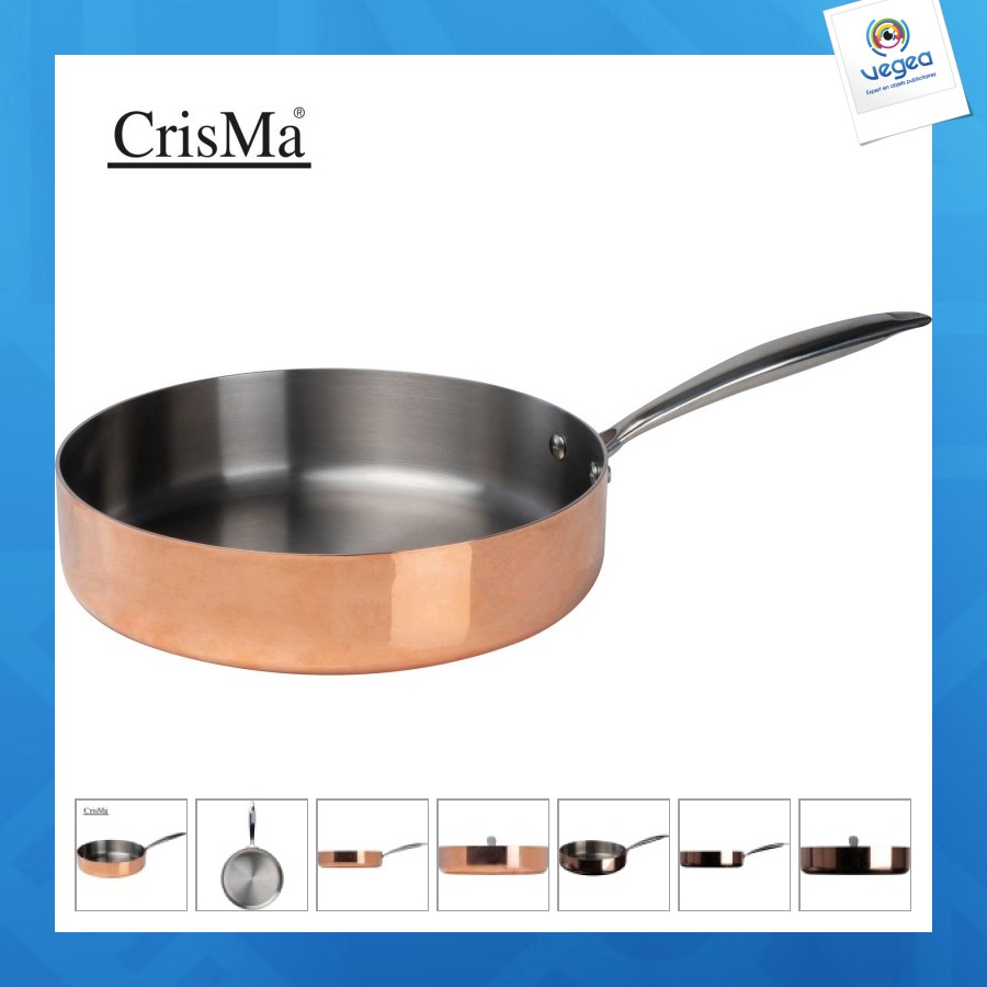 Poêle à induction à bord haut