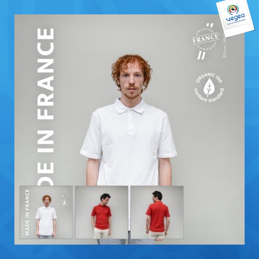 Polo-shirt aus piqué-strick paul