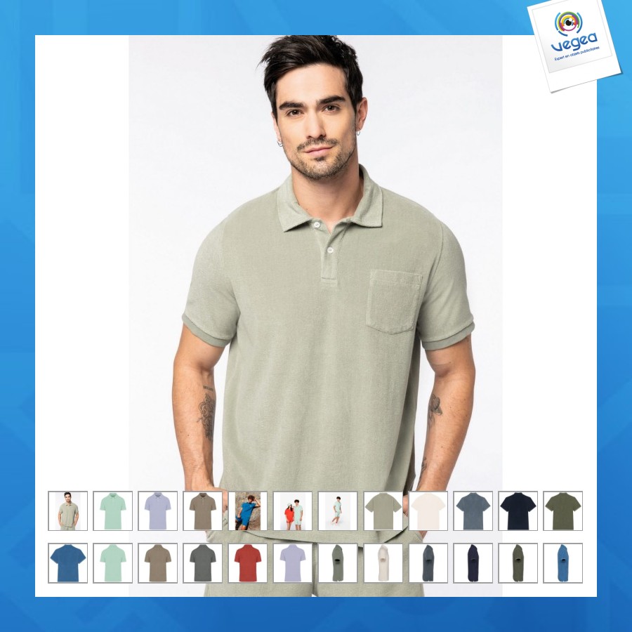 Polo terry towel mann