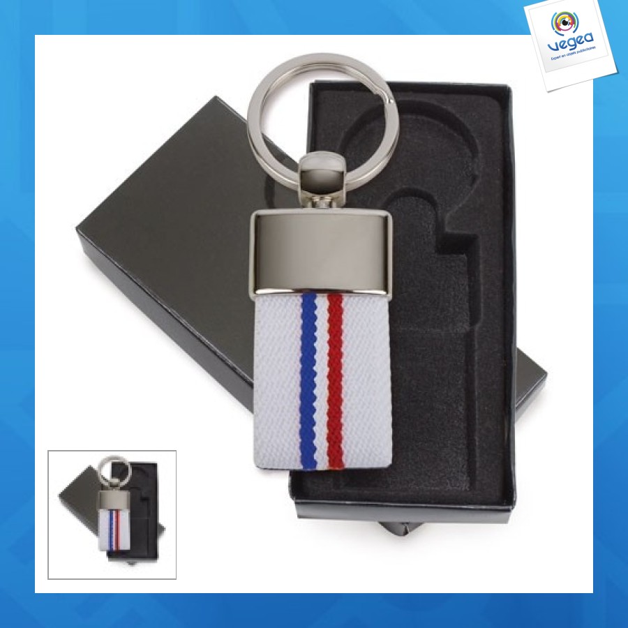 Porte-clés ceinture drapeau