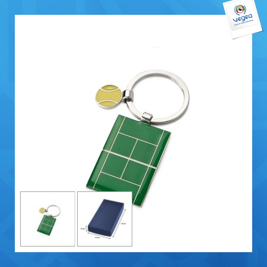 Porte-clés - court de tennis