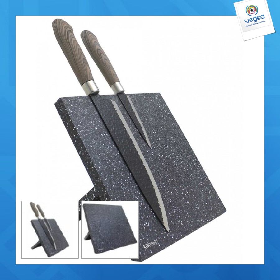 Porte-couteau bloc magnétique supports à couteaux