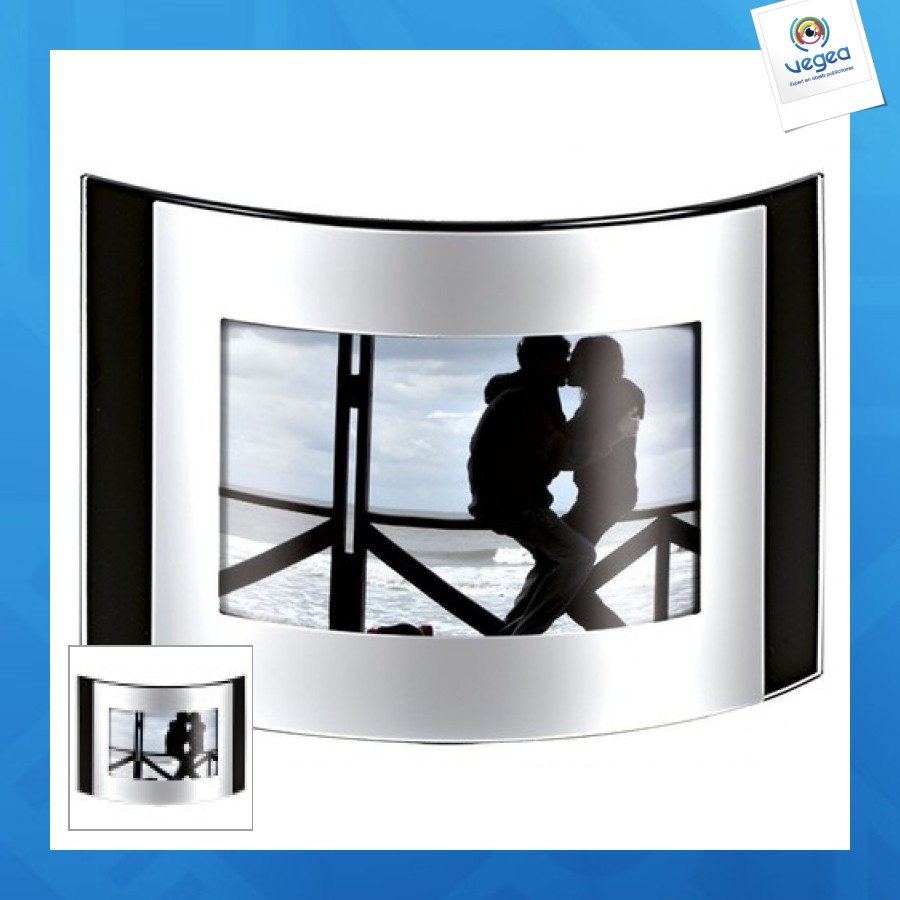 Porte-photos métal brillant - photo 180x130mm