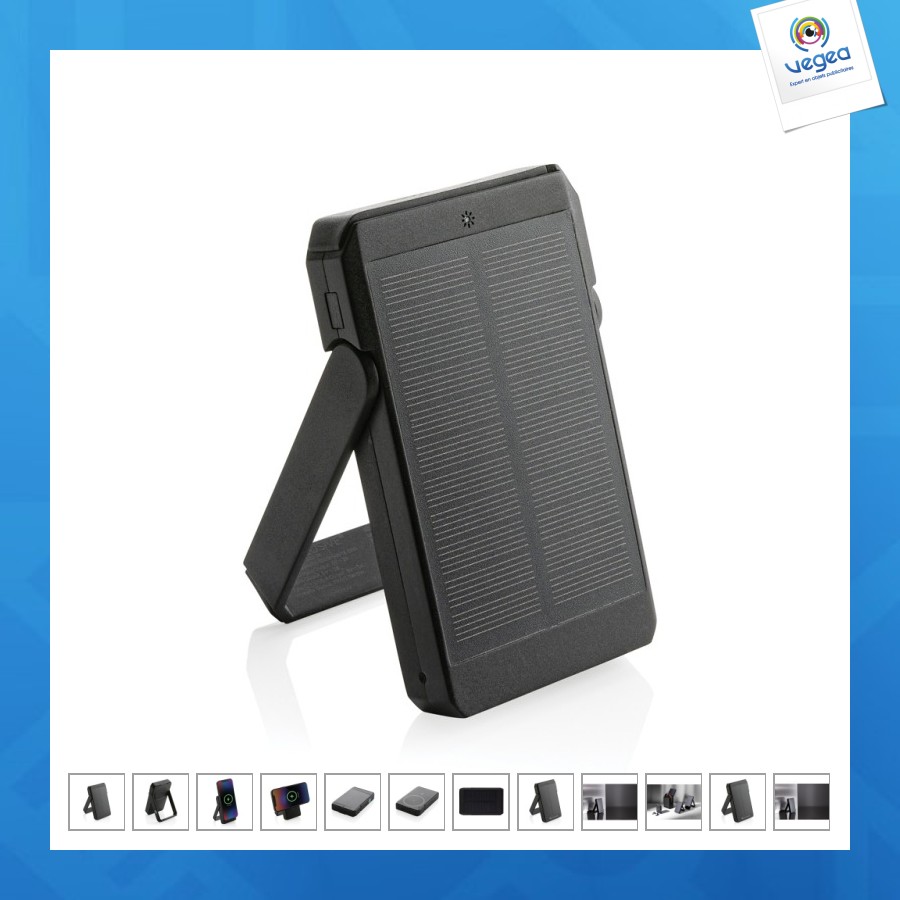 Powerbank solaire 5000mah et 10w en plastique rcs skywave