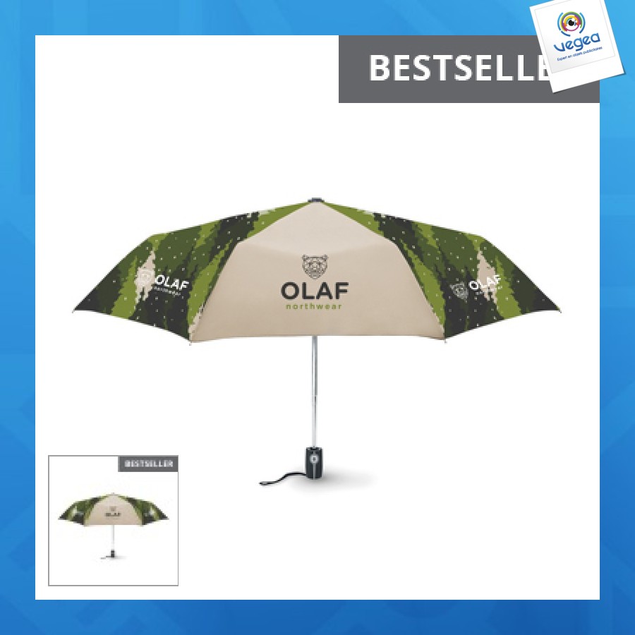 Premium-regenschirm 21, 3-fach faltbar nach maß