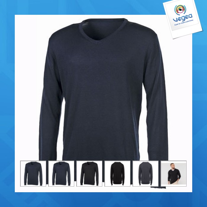 Pullover mit v-ausschnitt für männer - mens v neck