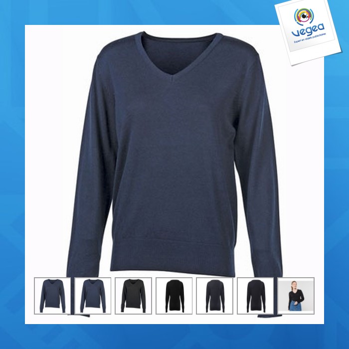 Pullover v-ausschnitt damen - ladies v neck