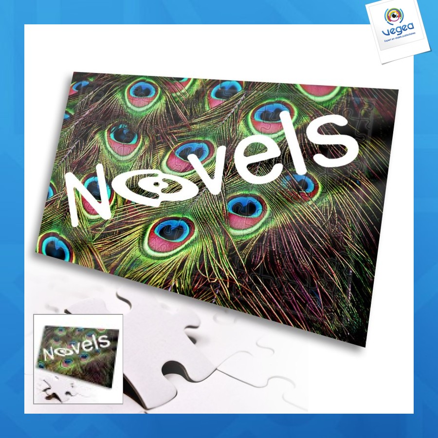 Puzzle in schachtel mit 60 teilen