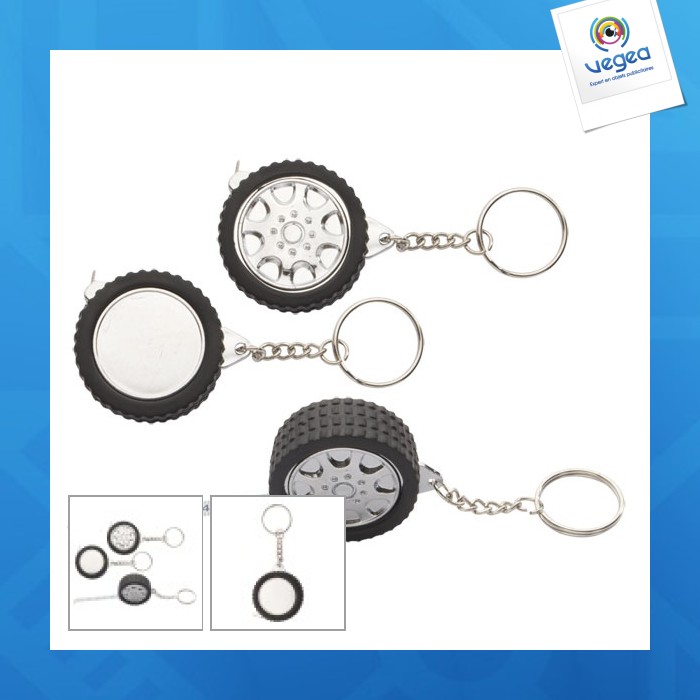 Rad-schlüsselanhänger-lineal