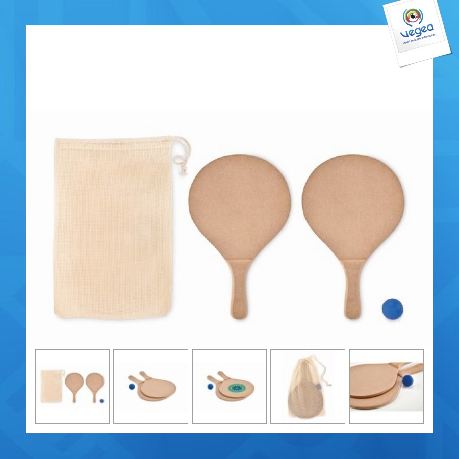 Raquet beach tennis set