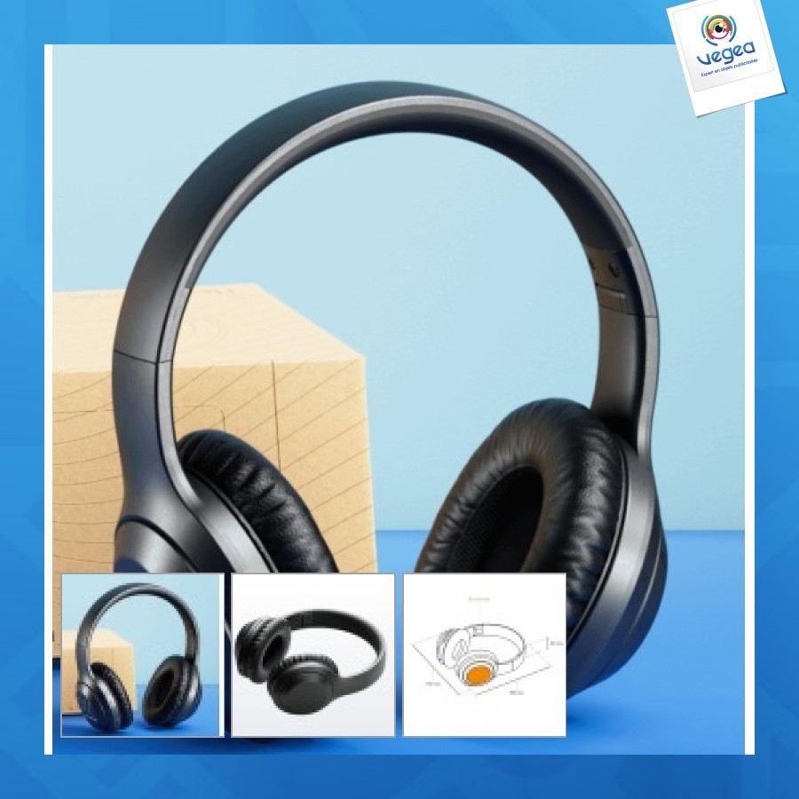 Recycelte kabellose kopfhörer