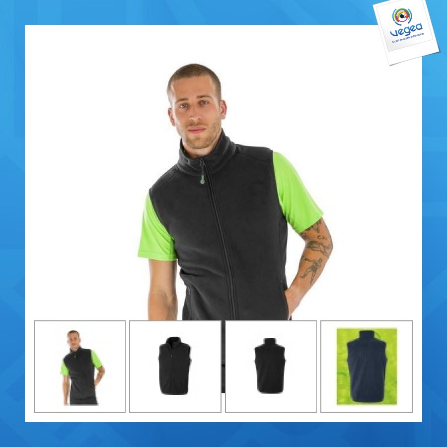 Recycled fleece polarthermic bodywarmer - fleece-bodywarmer aus recyceltem polyester