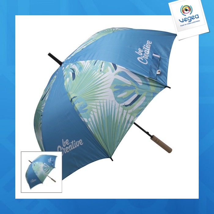 Regenschirm rpet vierfarbig rund