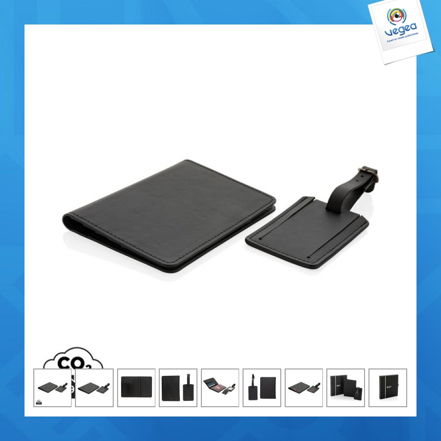 Reiseset aus recyceltem pu grs swiss peak