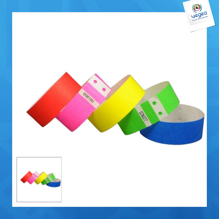 Reißfestes tyvek-armband 25 mm