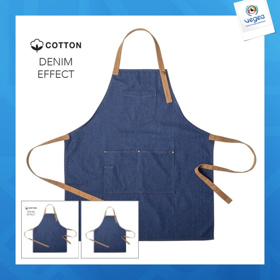 Rober - hochwertige schürze aus strapazierfähigem denim-stoff