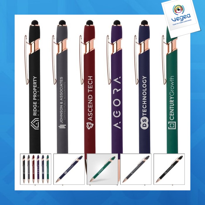 Rose gold kugelschreiber mit stylus