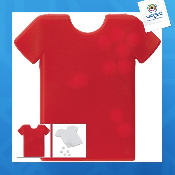 Süßigkeitenspender in form eines t-shirts