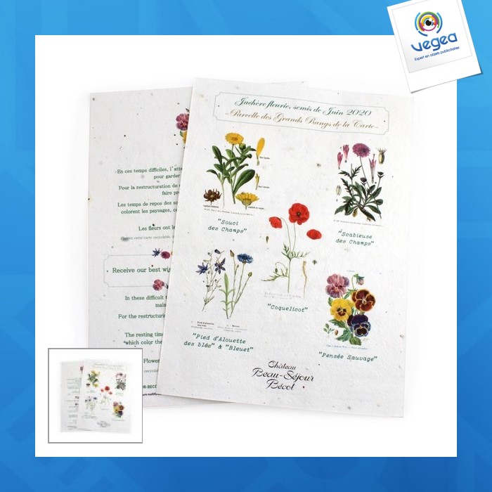 Saatmatte a4 - 120g recto-verso