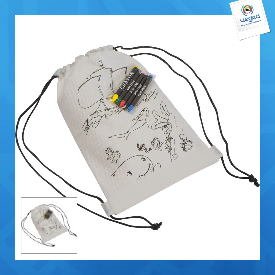 Sac à dos à colorer